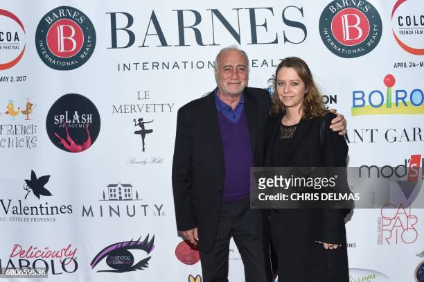 Director Ramy Grumbach and wife attend the Barnes Los Angeles After-Party at COLCOA "A Week Of French Film Premieres In Hollywood" on April 27 in...