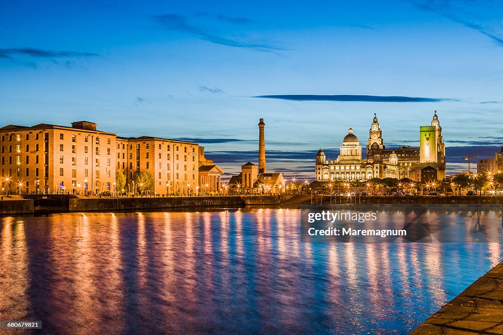 The Albert Dock and the Three Graces
