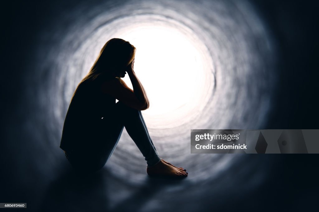 Woman Depressed And Alone