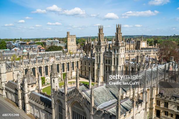 all souls college, oxford - oxford university stock pictures, royalty-free photos & images