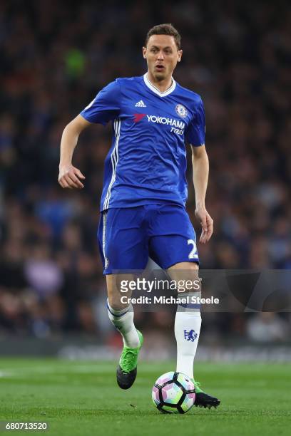 Nemanja Matic of Chelsea during the Premier League match between Chelsea and Middlesbrough at Stamford Bridge on May 8, 2017 in London, England.