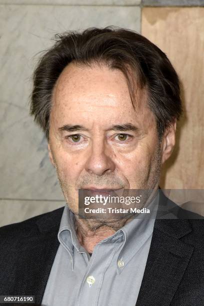 German actor Uwe Kockisch attends the photo call for the new season of the television show 'Weissensee' on May 9, 2017 in Berlin, Germany.