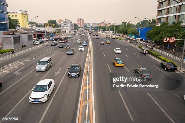 road in beijing - beijing stock illustrations