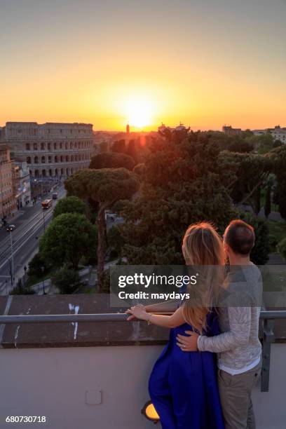 rome, colosseum - fidanzamento stock pictures, royalty-free photos & images