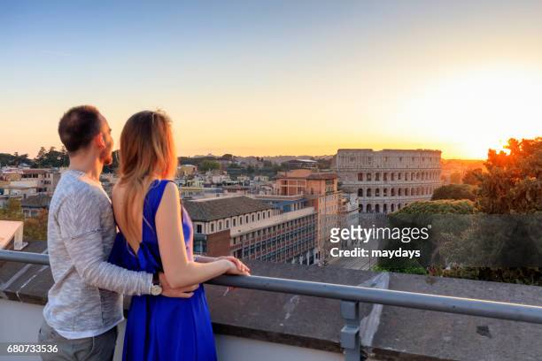 rome, colosseum - romanticismo stock pictures, royalty-free photos & images