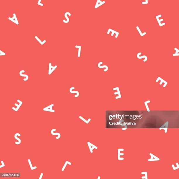 sale seamless pattern - book bizarre stock illustrations