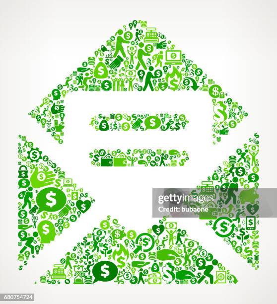 ilustraciones, imágenes clip art, dibujos animados e iconos de stock de fondo de icono de vector verde carta documento dinero y finanzas - business person handing over a letter