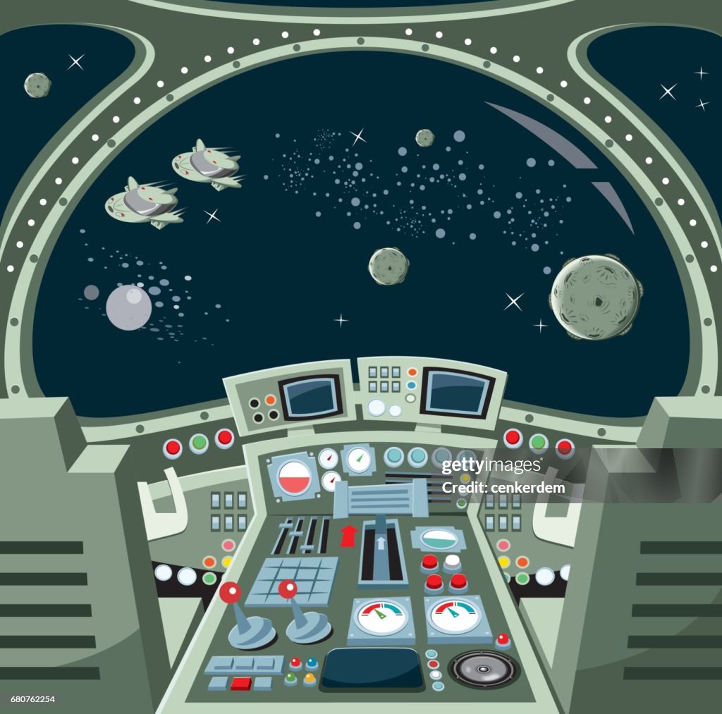 Spaceship Interior High-Res Vector Graphic - Getty Images