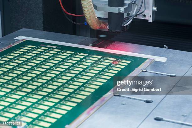 close-up of circuit board in industry, hanover, lower saxony, germany - newtechnology stock pictures, royalty-free photos & images