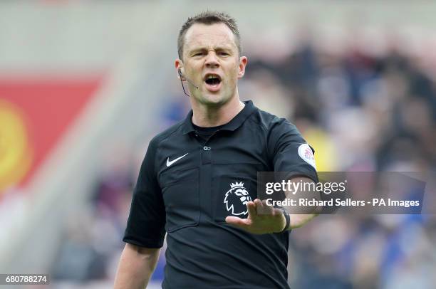 Referee Stuart Attwell