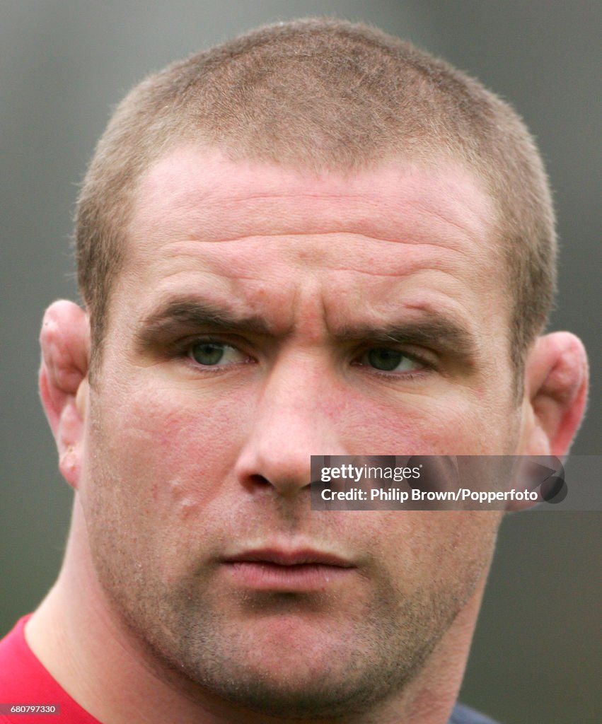 Phil Vickery - England Training Session