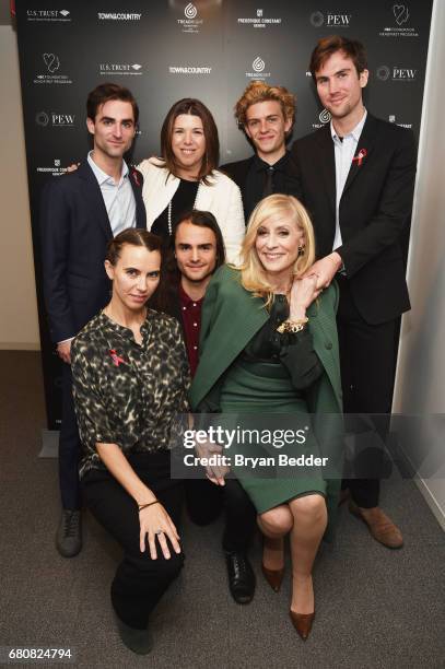 Quinn Tivey, Stellene Volandes, Finn McMurray, Tarquin Wilding, Naomi Wilding, Rhys Tivey and Judith Light attend the 4th Annual Town & Country...