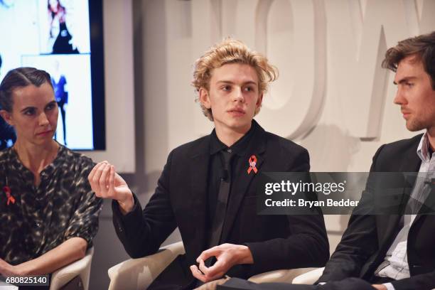 Naomi Wilding, Finn McMurray, Quinn Tivey speak onstage during the 4th Annual Town & Country Philanthropy Summit at Hearst Tower on May 9, 2017 in...