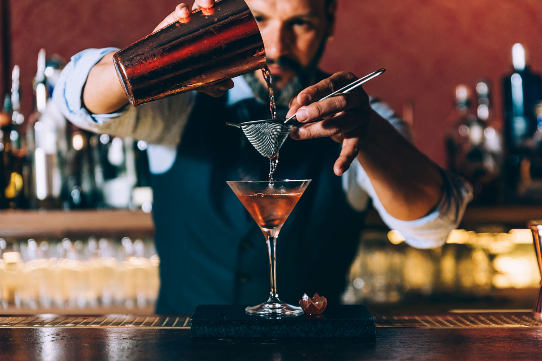 cocktail making