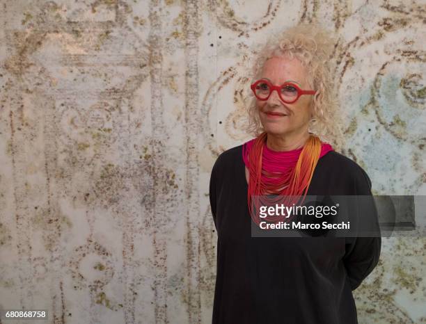 Tami Katz-Freiman, curator for the Israeli pavilion "Sun Stand Still", poses for a picture on May 9, 2017 in Venice, Italy. The 57th International...