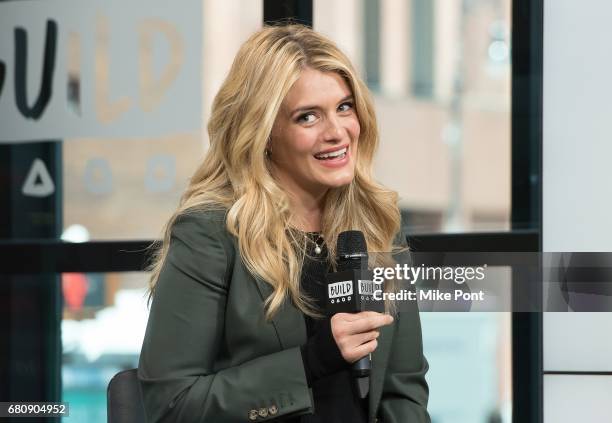 Daphne Oz visits Build Studios to discuss the KIND Snacks "Raise The Bar" Contest at Build Studio on May 9, 2017 in New York City.