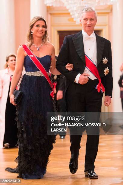 King Philippe of Belgium and Princess Märtha Louise of Norway King Carl Gustaf of Sweden and Crowm Princess Mette-Marit of Norway arrive for a gala...