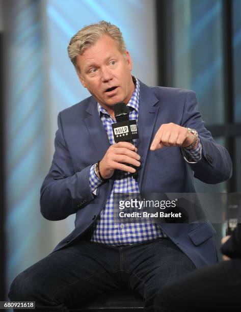 Chris Hansen attends Build Presents Chris Hansen discussing "Crime Watch Daily" at Build Studio on May 9, 2017 in New York City.