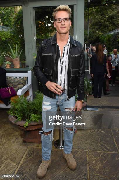 Oliver Proudlock attends The Ivy Chelsea Garden's 2nd anniversary party on May 9, 2017 in London, England.