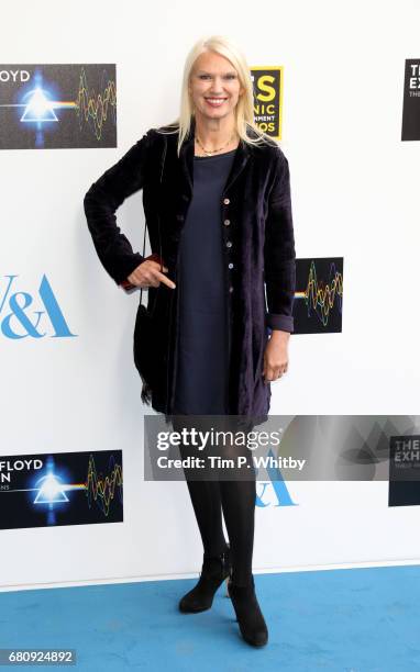 Anneka Rice attends the Pink Floyd Exhibition: Their Mortal Remains at the V&A on May 9, 2017 in London, England.