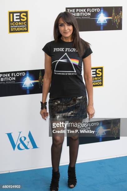 Jackie St Clair attends the Pink Floyd Exhibition: Their Mortal Remains at the V&A on May 9, 2017 in London, England.