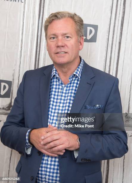 Chris Hansen visits Build Studios to discuss "Crime Watch Daily" at Build Studio on May 9, 2017 in New York City.