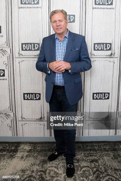 Chris Hansen visits Build Studios to discuss "Crime Watch Daily" at Build Studio on May 9, 2017 in New York City.