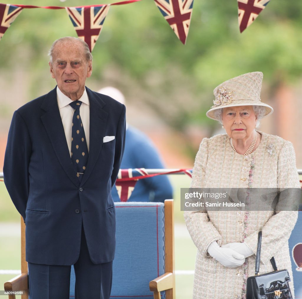 The Queen & Duke Of Edinburgh Visit Pangbourne College To Celebrate It's Centenary