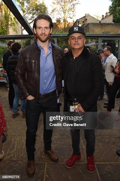 Craig McGinlay and Stuart Watts attend The Ivy Chelsea Garden's 2nd anniversary party on May 9, 2017 in London, England.