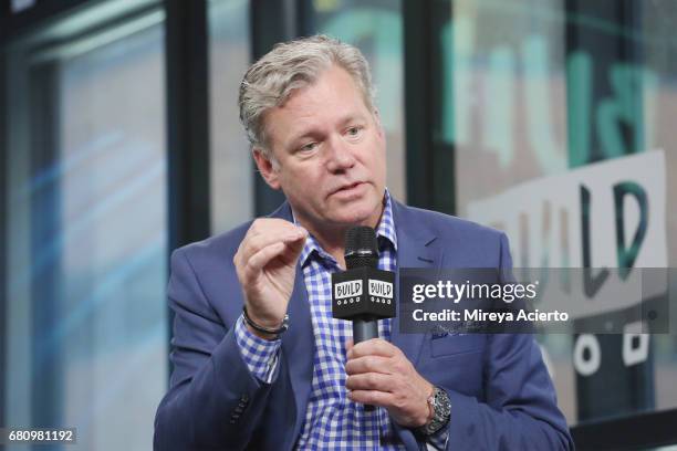 Television host, Chris Hansen visits Build to discuss "Crime Watch Daily" at Build Studio on May 9, 2017 in New York City.