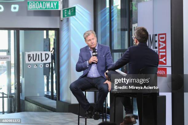 Television host, Chris Hansen visits Build to discuss "Crime Watch Daily" at Build Studio on May 9, 2017 in New York City.