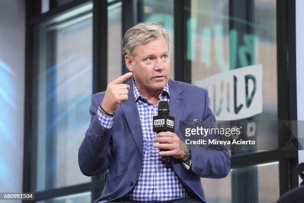 Television host, Chris Hansen visits Build to discuss "Crime Watch Daily" at Build Studio on May 9, 2017 in New York City.