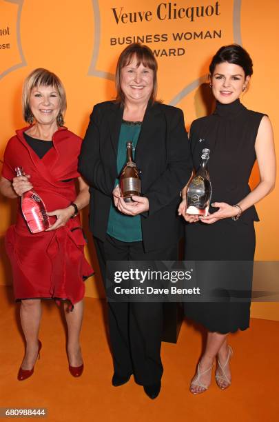 Jude Kelly, Artistic Director of the Southbank Centre and winner of the Social Purpose award, Alison Brittain, Whitbread CEO and winner of the Veuve...