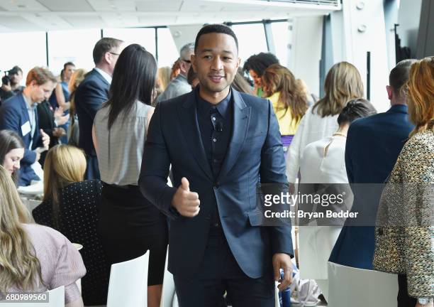 Singer/Songwriter John Legend attends the 4th Annual Town & Country Philanthropy Summit at Hearst Tower on May 9, 2017 in New York City.