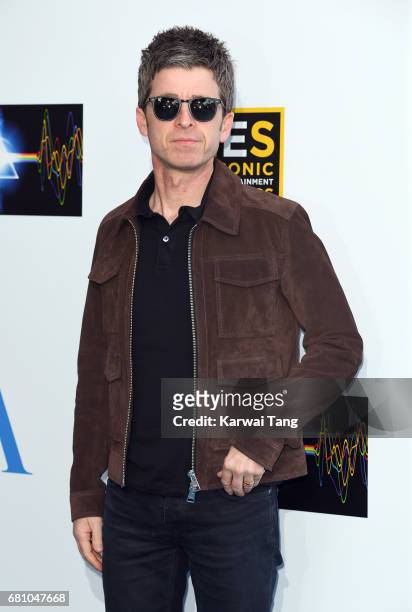 Noel Gallagher attends the Pink Floyd Exhibition: Their Mortal Remains at The V&A Museum on May 9, 2017 in London, England.