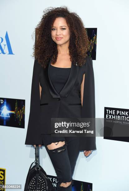 Natalie Gumede attends the Pink Floyd Exhibition: Their Mortal Remains at The V&A Museum on May 9, 2017 in London, England.