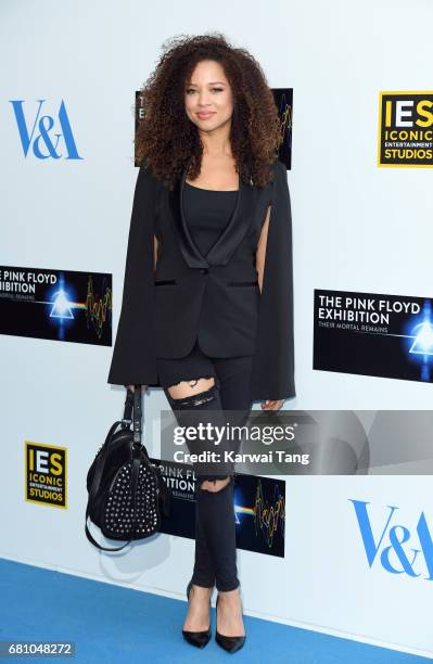 Natalie Gumede attends the Pink Floyd Exhibition: Their Mortal Remains at The V&A Museum on May 9, 2017 in London, England.