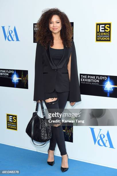 Natalie Gumede attends the Pink Floyd Exhibition: Their Mortal Remains at The V&A Museum on May 9, 2017 in London, England.