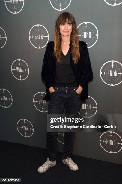 Caroline De Maigret attends the 'HHhH' Paris Premiere at Cinema UGC Normandie on May 9, 2017 in Paris, France.