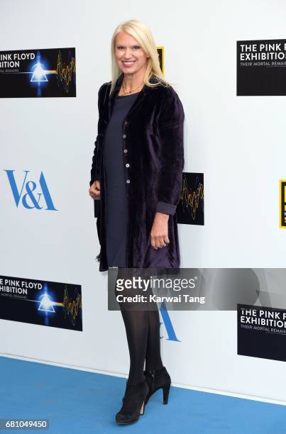 Anneka Rice attends the Pink Floyd Exhibition: Their Mortal Remains at The V&A Museum on May 9, 2017 in London, England.