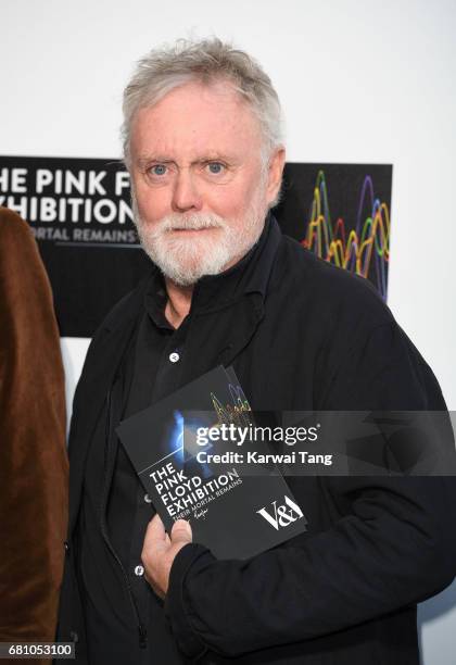 Roger Taylor attends the Pink Floyd Exhibition: Their Mortal Remains at The V&A Museum on May 9, 2017 in London, England.