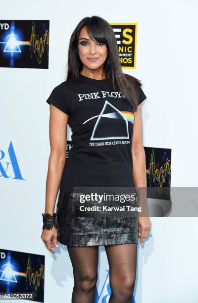 Jackie St Clair attends the Pink Floyd Exhibition: Their Mortal Remains at The V&A Museum on May 9, 2017 in London, England.