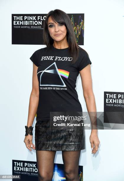 Jackie St Clair attends the Pink Floyd Exhibition: Their Mortal Remains at The V&A Museum on May 9, 2017 in London, England.