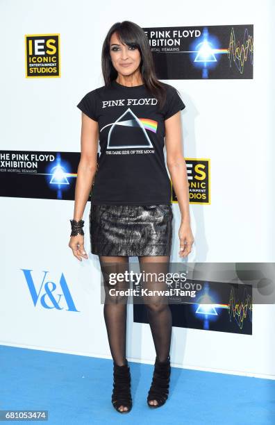 Jackie St Clair attends the Pink Floyd Exhibition: Their Mortal Remains at The V&A Museum on May 9, 2017 in London, England.