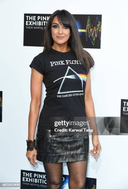 Jackie St Clair attends the Pink Floyd Exhibition: Their Mortal Remains at The V&A Museum on May 9, 2017 in London, England.