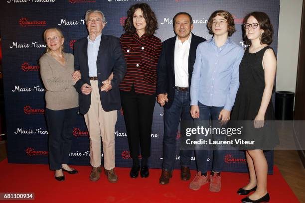 Actress Helene Vincent, Actor Philippe Laudenbach, Director and Actress Valerie Lemercier, Actor Patrick Timsit, Actor Simon Perlmutter and Actress...