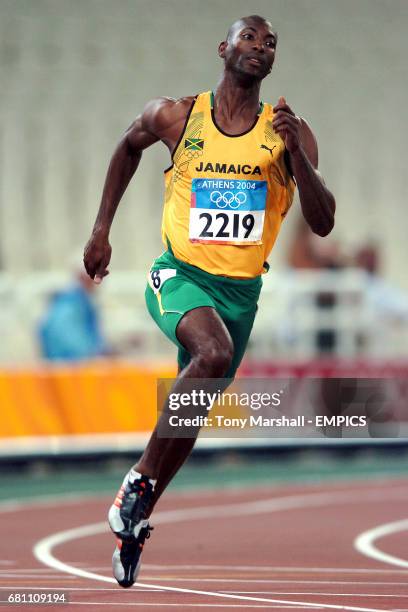 Jamaica's Michael Blackwood in action