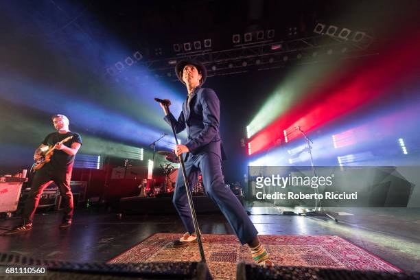 Duncan Lloyd and Paul Smith of Maximo Park perform on stage at O2 ABC Glasgow on May 9, 2017 in Glasgow, Scotland.