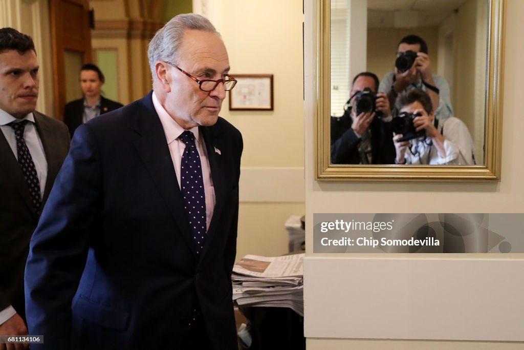 Sen. Schumer (D-NY) Speaks On Capitol Hill After President Trump Fires FBI Director James Comey