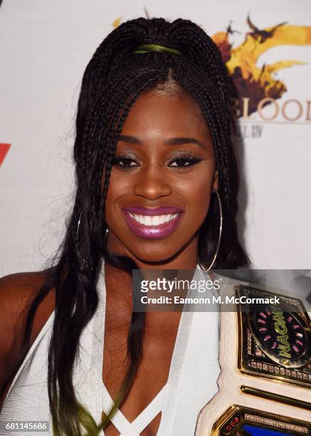 Naomi attends the WWE SmackDown live show at The O2 Arena on May 9, 2017 in London, England.